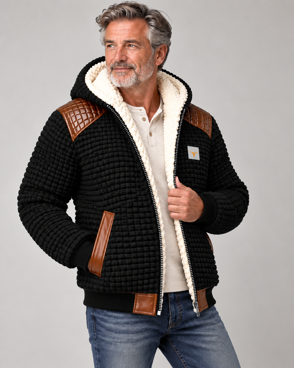 Heren Gewatteerd Vest – Warme Bodywarmer met Praktisch Ontwerp