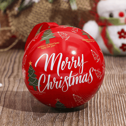 Kerst Snoepdoos 7 cm met Hangkoord – Decoratieve Snoepcontainer
