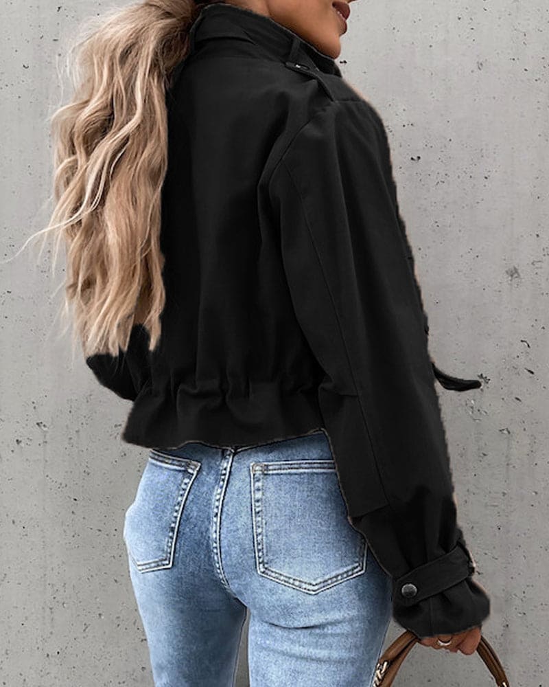 Yara Dames Cropped Bomberjack – Stoer Jack voor Herfst