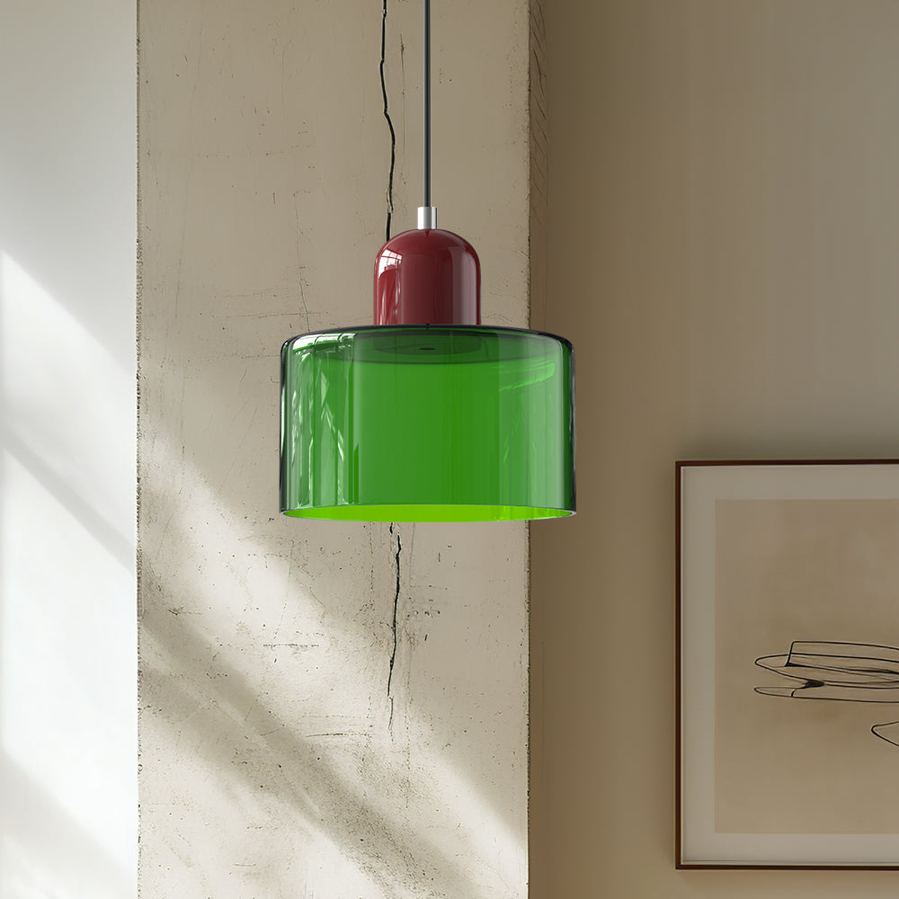 Bauhaus Glas Hanglamp | Modern Klotdesign | Verstelbare Hanglamp | Brick by Brick