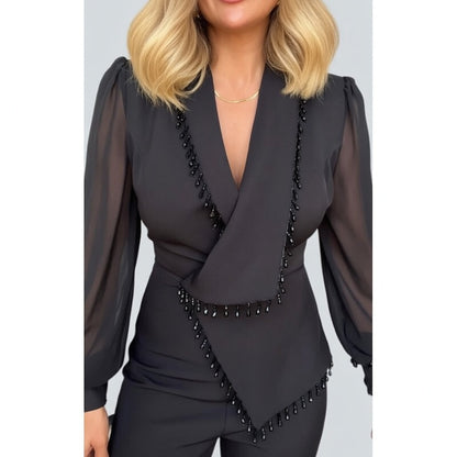 Elegant Dames Blazerpak Marilou – Tweedelige Blazer en Broek Set