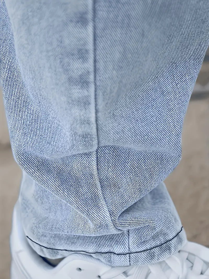 Daan Heren Jeans – Losse Pasvorm met Casual en Tijdloze Look