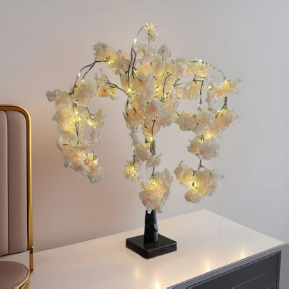 VogelGloed LED Lichtboom met Rode Vogels – Warmwit Licht