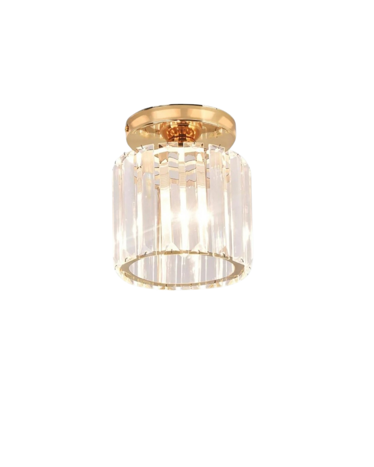 Prismalux Plafondlamp – Glazen Designlamp met Warme Gloed