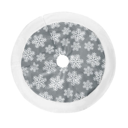 Sneeuwvlokrand – Kerstboomrok van 101 cm met Sneeuwvlokken