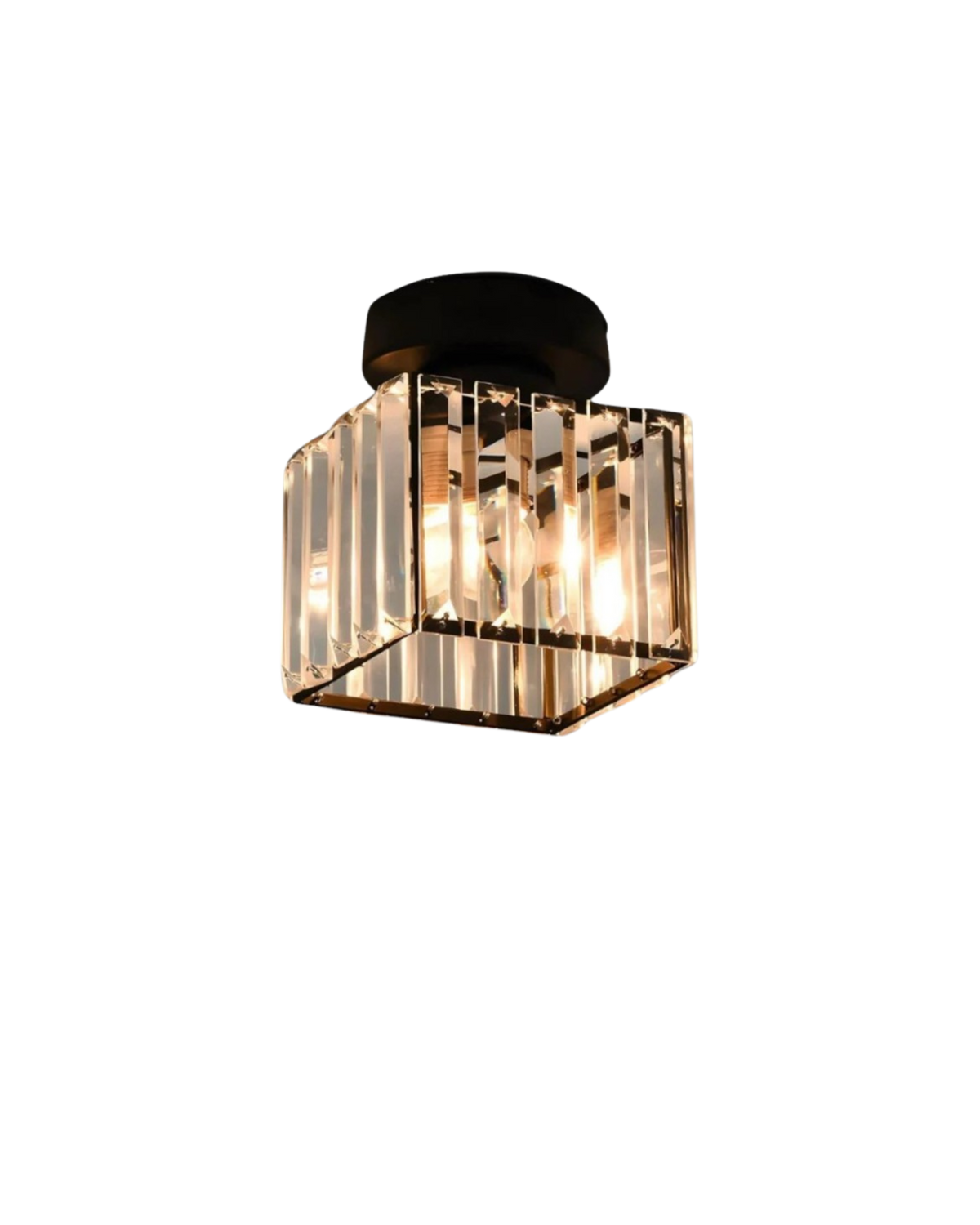 Prismalux Plafondlamp – Glazen Designlamp met Warme Gloed