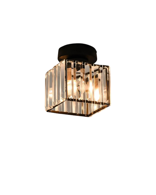 Prismalux Plafondlamp – Glazen Designlamp met Warme Gloed