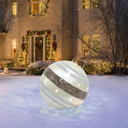 Grote Opblaasbare Kerstbal voor Buiten, 60 cm, Meerkleurig