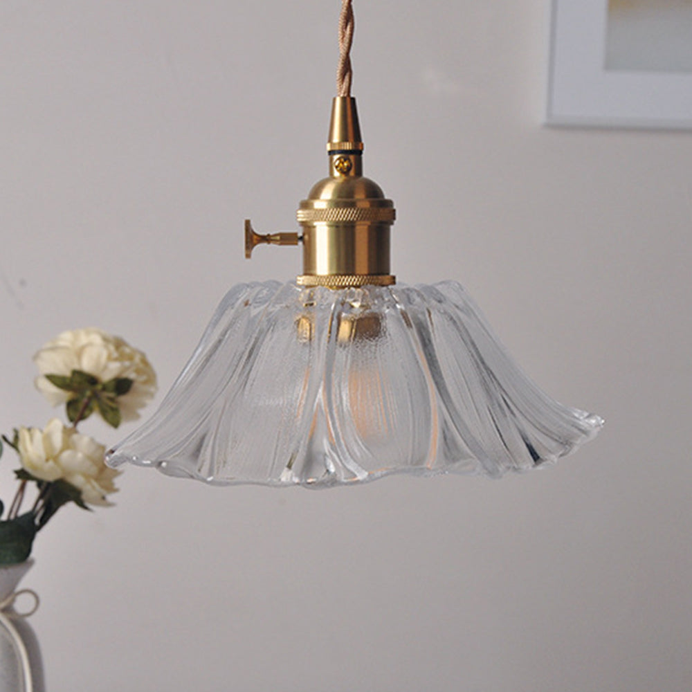 Bloesem Retro Hanglamp met Bloemendesign voor Eetkamer