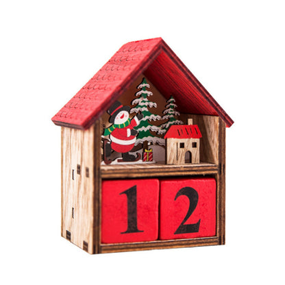 Lichtkalender Kerstdecoratie – LED Adventskalender met Kerstman of Sneeuwman