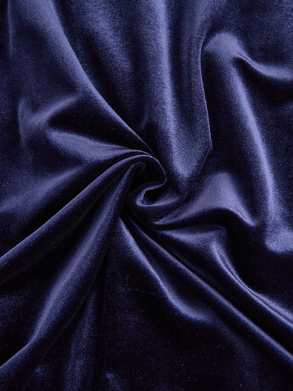 Sibella | Marineblauwe lange mouw midi-jurk