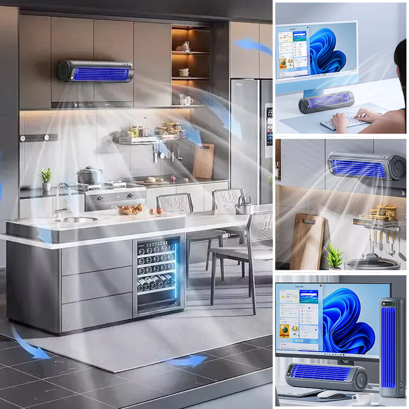 KoelBries Draagbare Luchtkoeler Oplaadbaar Compact Ventilatormodel