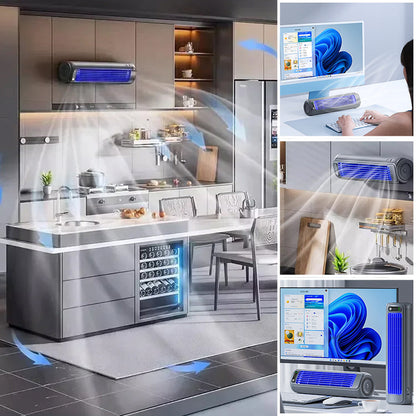 KoelBries Draagbare Luchtkoeler Oplaadbaar Compact Ventilatormodel