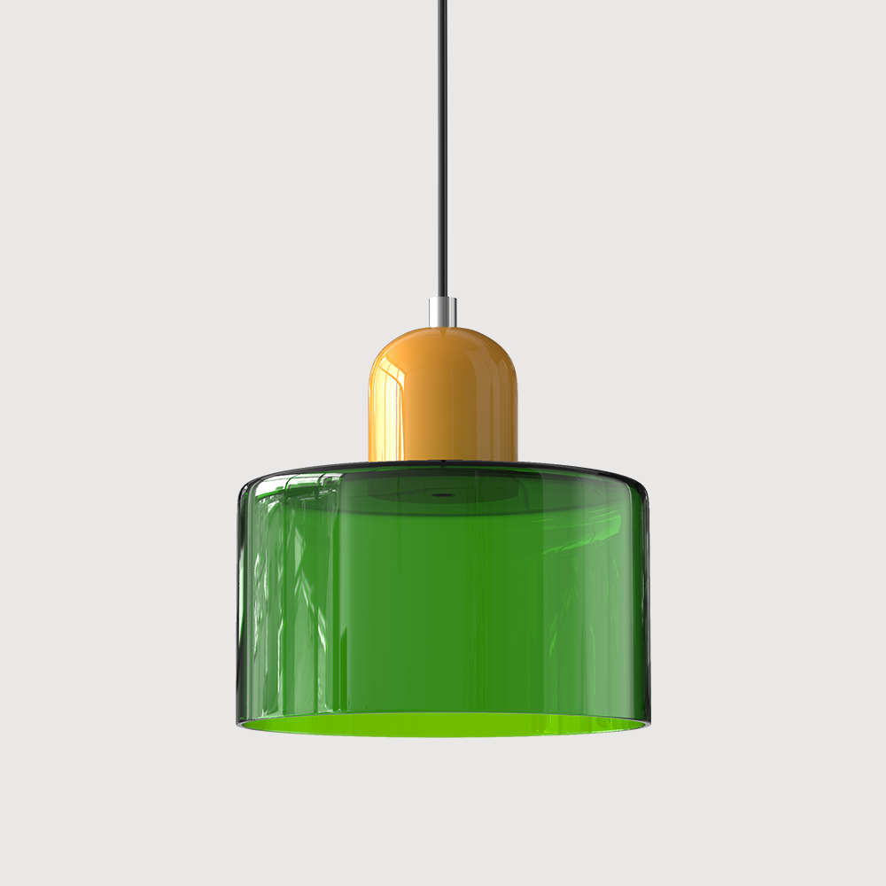 Bauhaus Glas Hanglamp | Modern Klotdesign | Verstelbare Hanglamp | Brick by Brick