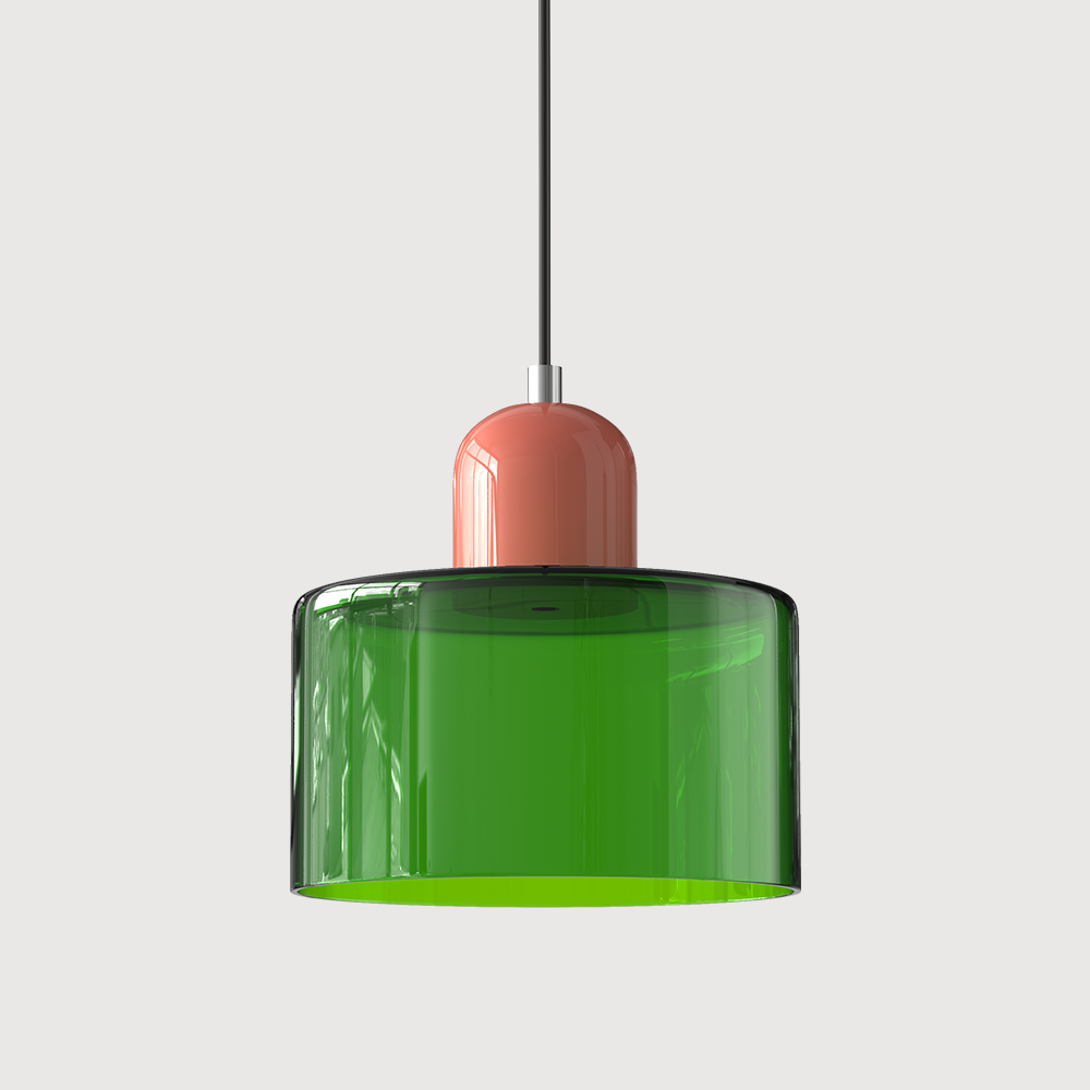 Bauhaus Glas Hanglamp | Modern Klotdesign | Verstelbare Hanglamp | Brick by Brick