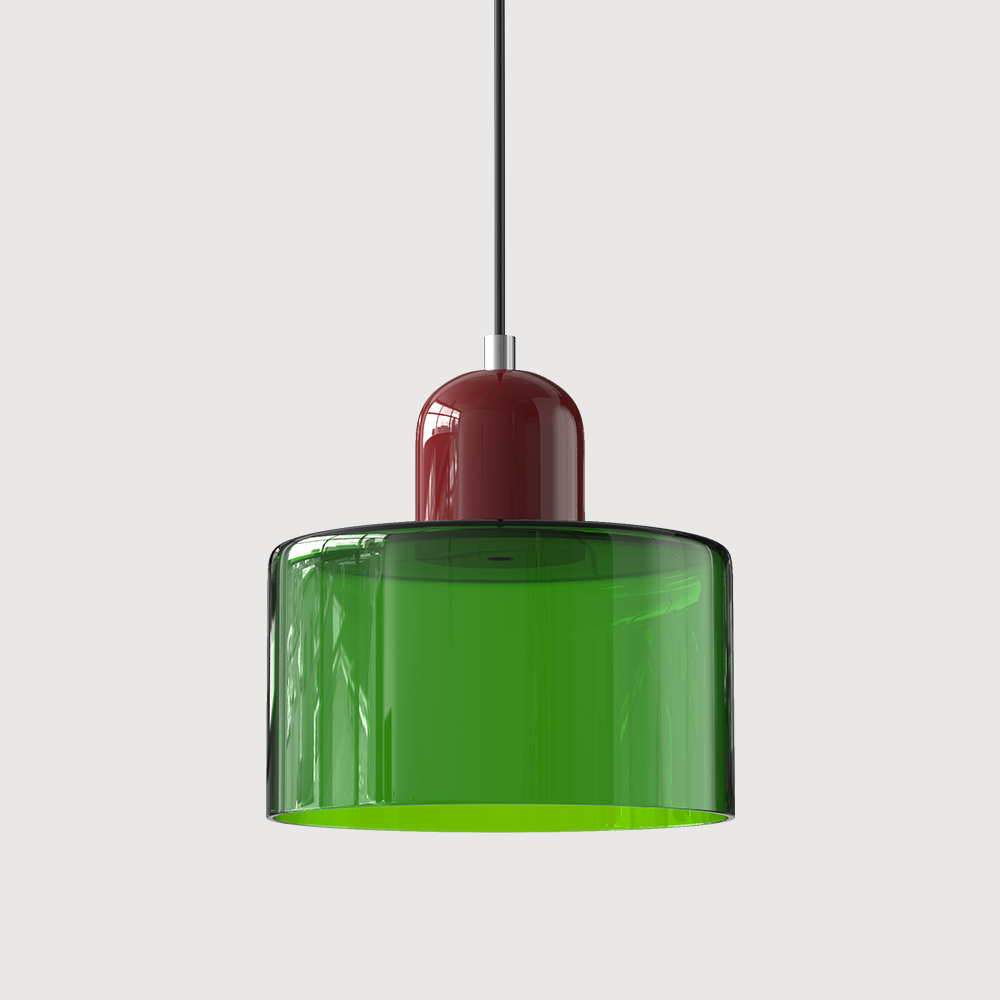 Bauhaus Glas Hanglamp | Modern Klotdesign | Verstelbare Hanglamp | Brick by Brick