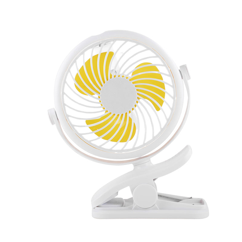 BriesKlem USB Klemventilator Draadloos 360° Oplaadbaar en Draaibaar