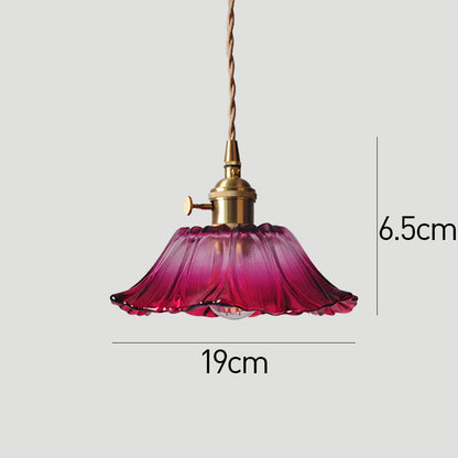 Bloesem Retro Hanglamp met Bloemendesign voor Eetkamer