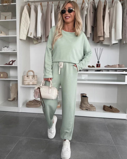 ZachtGemak Dames Tweedelige Casual Set voor Dagelijks Comfort