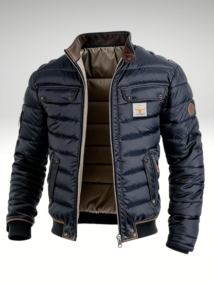 Heren Korte Winterjas KoudSter – Gewatteerd en Warm