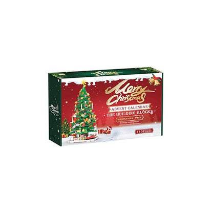 Kerstboom Adventskalender Bouwset – 1102 Onderdelen en 24 Dozen