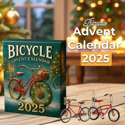 Fietsnostalgie – Adventskalender met 24 miniatuurfietsen