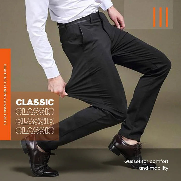 Flexano Stretch Herenbroek met Comfort Fit en Functionele Zakken