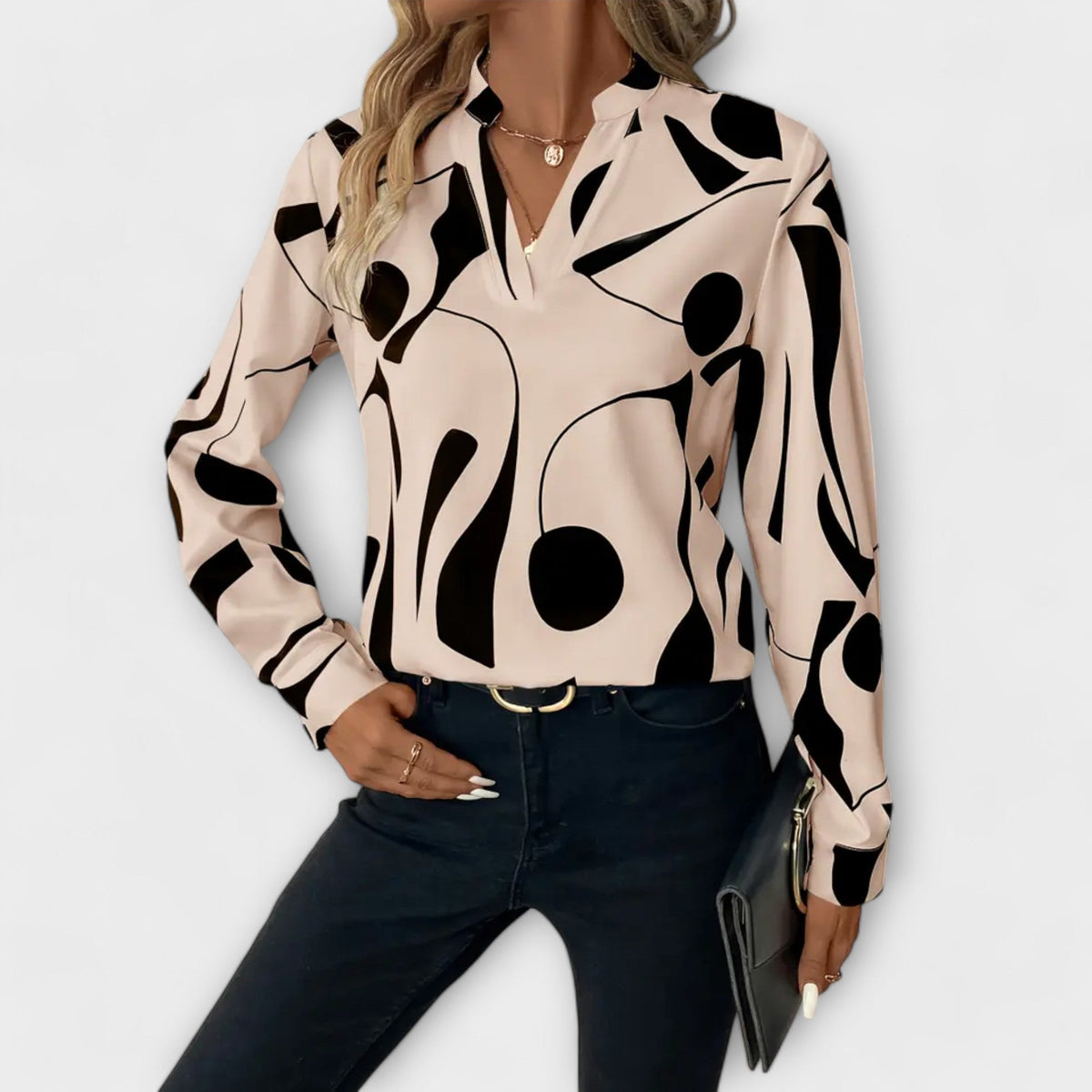 Lara Elegante Blouse Met Design