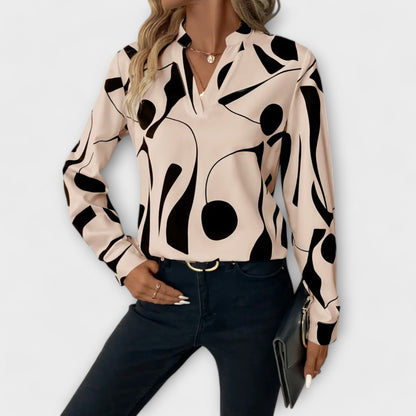 Lara Elegante Blouse Met Design