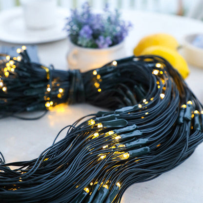 Zonnemat – Solar LED Netverlichting voor Tuin en Terras, 100 Lampjes