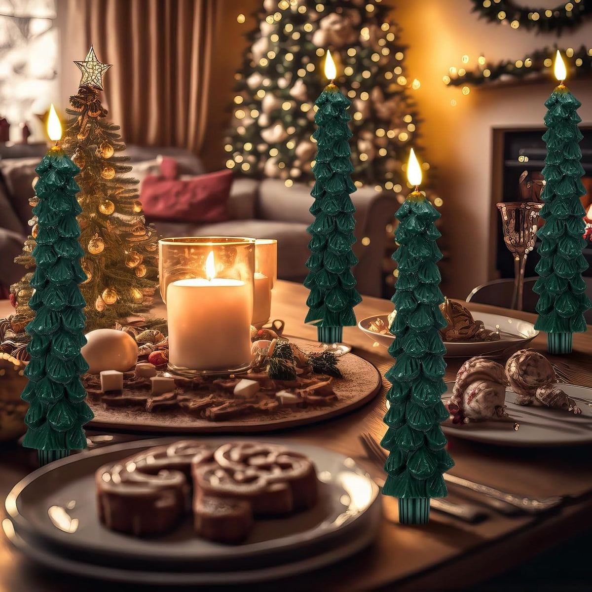 MerryGlow - Kerstboom LED-kaars