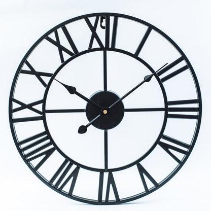 Grote Retro Wandklok 60 cm – Vintage Klok voor Woonkamer