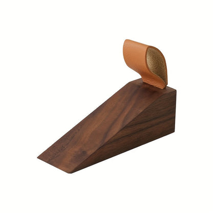 NordGrip - Deurstopper van massief hout – Minimalistisch Scandinavisch antislip wig