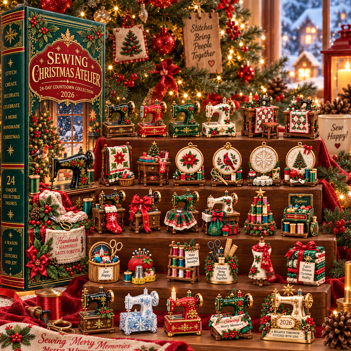 Steekplezier – Naaien Adventskalender 2026 met 24 Verrassingen