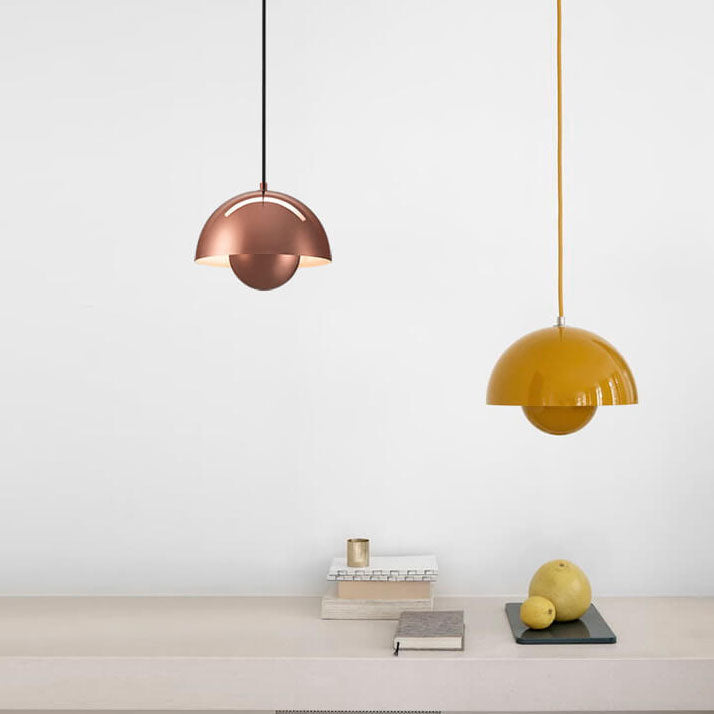 Scandinavische Halve Cirkel Hanglamp – Moderne 1-Licht Plafondlamp
