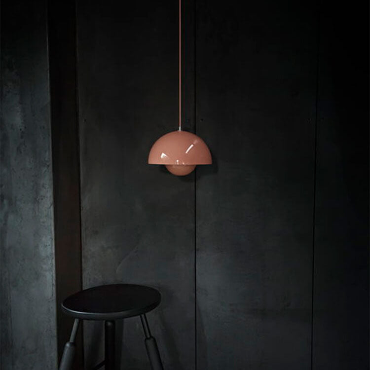 Scandinavische Halve Cirkel Hanglamp – Moderne 1-Licht Plafondlamp