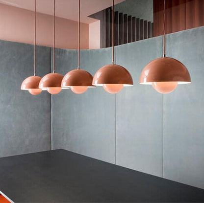 Scandinavische Halve Cirkel Hanglamp – Moderne 1-Licht Plafondlamp