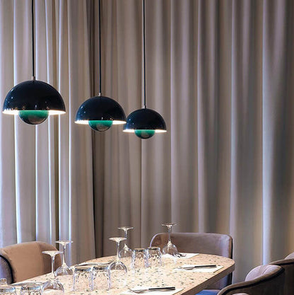 Scandinavische Halve Cirkel Hanglamp – Moderne 1-Licht Plafondlamp