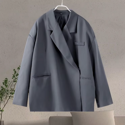Nova Damesblazer – Oversized Blazer met Relaxed Fit en Schouders
