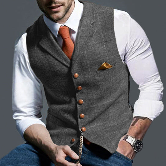 Heren Vest Slim Fit – Casual Vest