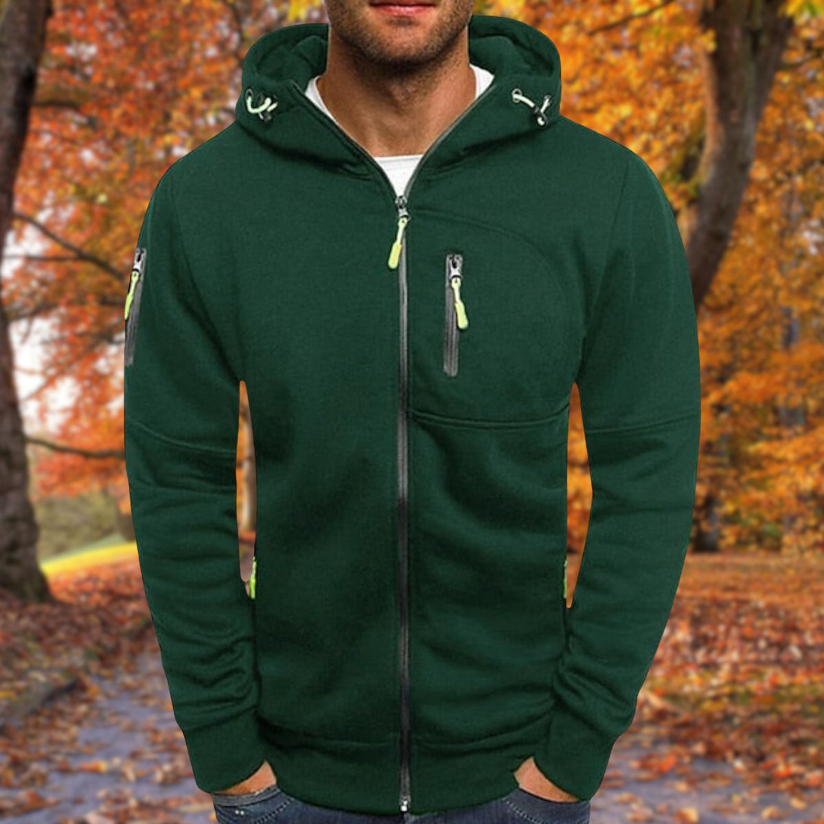 Heren Herfst Hoodie Warm Vest – Comfortabel en Stijlvol