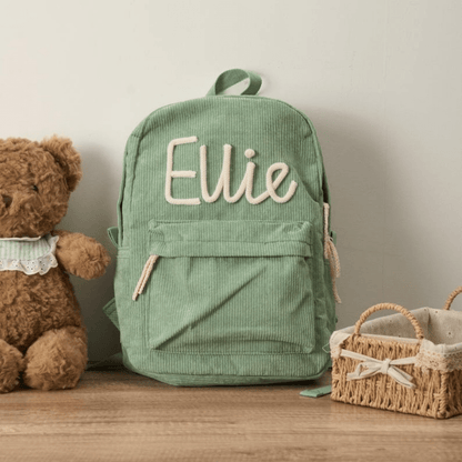 BloesemSchool Gepersonaliseerde Schoudertas met Bloemenprint voor School