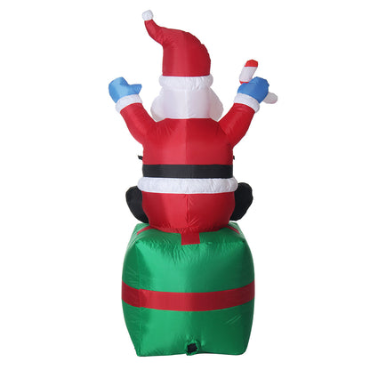 Opblaasbare Kerstman 180 cm met LED-verlichting voor Binnen en Buiten