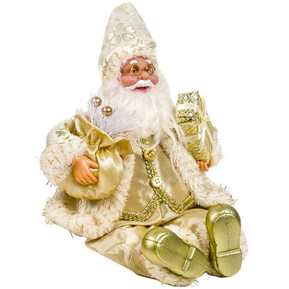 Kerstman Noël Decoratiepop – Staande en Zittende Kerstfiguur
