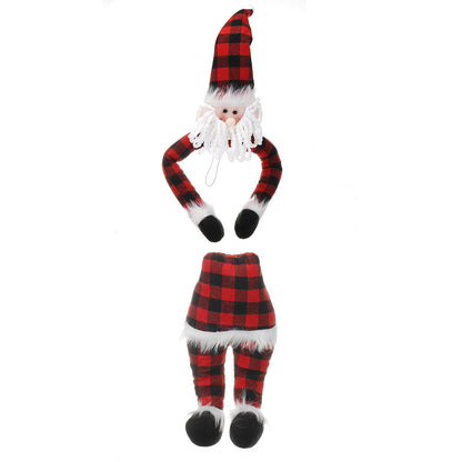 Kerstpop Hanger – Kerstman of Kerstelf voor Boom en Feestdecoratie