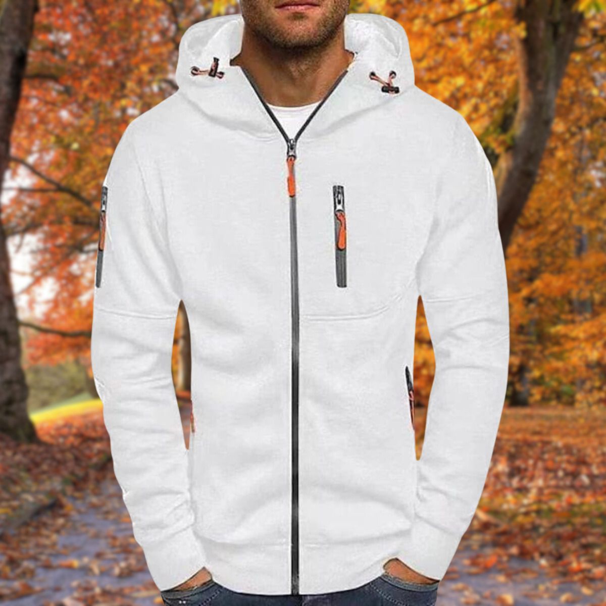 Heren Herfst Hoodie Warm Vest – Comfortabel en Stijlvol