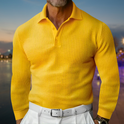 Comfortabele Polosweater voor Heren met Warme Pasvorm