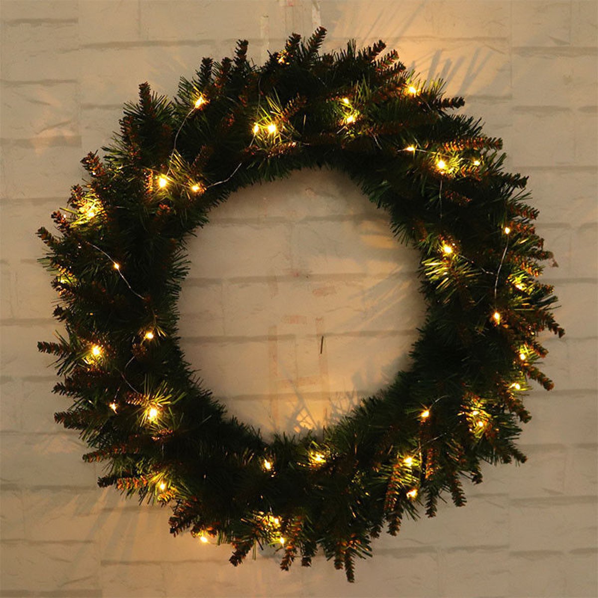 LED Kerstkrans – 30, 40 of 50 cm Decoratie met Warm Licht
