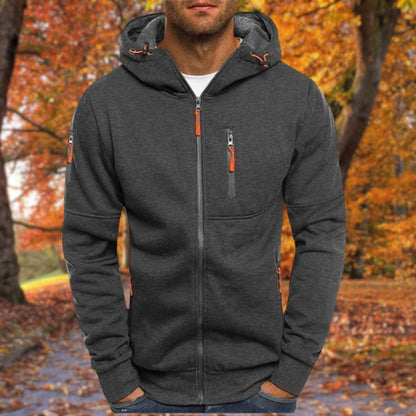 Heren Herfst Hoodie Warm Vest – Comfortabel en Stijlvol