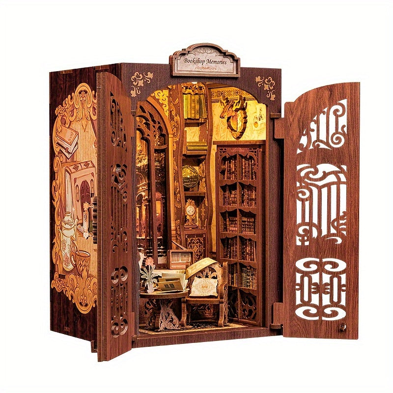 Miniatuur Uilenboekhandel Bouwpakket met Verlichting – 3D Puzzel